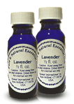 Lavender essential oil cobalt blue