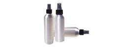 Brushed Aluminum Bottles With Fine Mist Sprayers