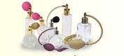 Perfume bottle antique style bulb sprayers