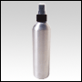 Brushed Aluminum bottle with black spray top.  Capacity : 250ml (8oz)