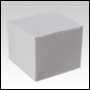 White square box for 30 ml Cream Jars. Comes with protective cardboard paper .