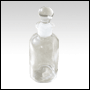 Clear glass apothecary style bottle with glass stopper. Capacity: 10 oz (280ml) 