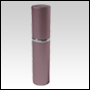 Pink metal shell perfume purse atomizer bottles. Capacity: 1/6oz (5ml).