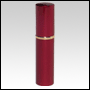 Red metal shell atomizer. Great for gifts or promotions. Capacity: 5ml (1/6oz)