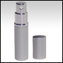 Silver metal shell atomizer. Great for gifts or promotions. Capacity: 5ml (1/6oz)