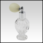 Diva glass bottle with Ivory Bulb sprayer and silver fitting. Capacity: 1.64oz(46ml) 