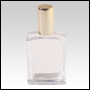 Elegant glass bottle w/Gold cap.Capacity: 1oz(30ml)