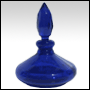Cobalt Blue bottle with ground glass neck and stopper.Capacity: Approx 1 1/4oz (35