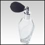 Grace Glass Bottle with Black Bulb sprayer and silver fitting. Capacity: 2oz (55 ml)