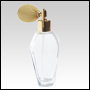 Grace Glass Bottle with Gold Bulb sprayer and golden fitting. Capacity: 2oz (55 ml)