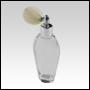 Grace Glass Bottle with Ivory Bulb sprayer and silver fitting. Capacity: 2oz (55 ml)