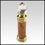Marble bottle with Crystal Cap and glass applicator.Capacity: Approx 1/6oz (5ml)