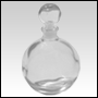 Clear Spherical Bottle With Stopper.Capacity: 4oz ( 120ml)Approx