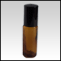 ***OUT OF STOCK***1/6 oz (5ml) Amber Glass Roll on bottle with black color cap.
