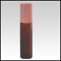 1/3oz (10ml) Amber Glass Roll On Bottle with Copper Cap.