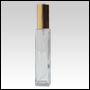 Slim Bottle with Golden sprayer. Capacity: 50ml(1 2/3 oz).