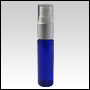 Cobalt Blue Spray Bottle with Silver Metal Spray Top.Capacity: 1/3oz (9ml) 