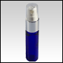 Cobalt Blue Spray Bottle with Shiny Silver Metal Spray Top.Capacity: 1/3oz (9ml) 
