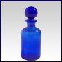 Apothecary Blue glass bottle. Capacity: Approx 1/2oz (15ml)