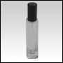 Slim Lotion Bottle with Black Cap and Lotion Pump. Capacity: 50 ml (1.7oz)
