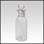 Clear Plastic Bottle With Clear Screw on Cap.
Capacity: 1oz (30ml)